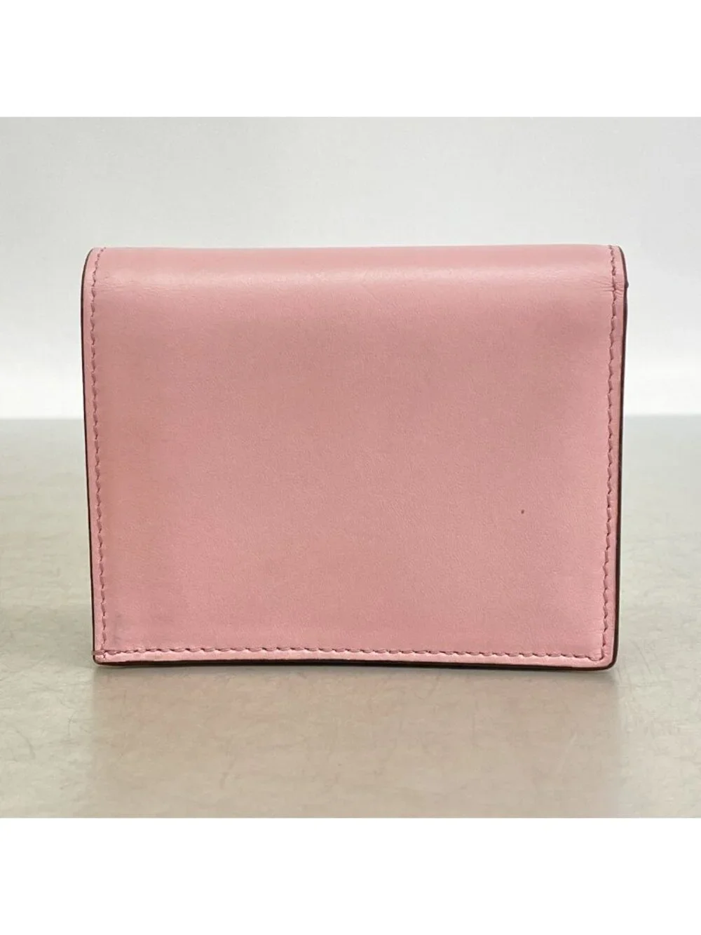 Fendi Wallet Leather Pink Gold